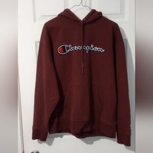 Champion Men's Burgundy Hoodie